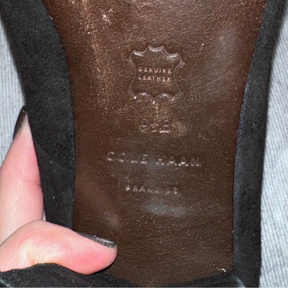 Women’s Cole Haan block heel suede pumps — Size 9.5 - Picture 7 of 10